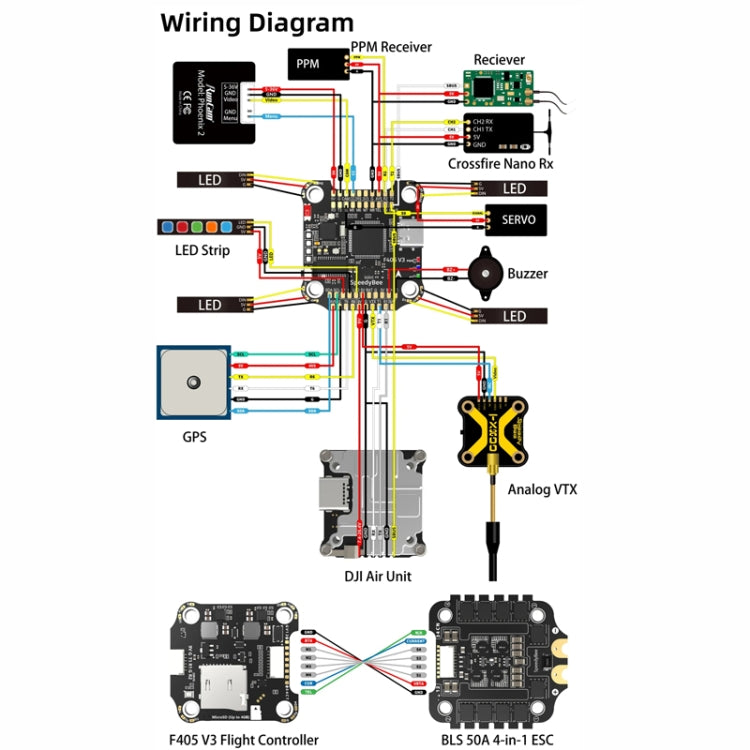 SpeedyBee BLS 50A 4-in-1 ESC 3-6S Lipo Barometer For RC Drone - Flight Controller by buy2fix | Online Shopping UK | buy2fix