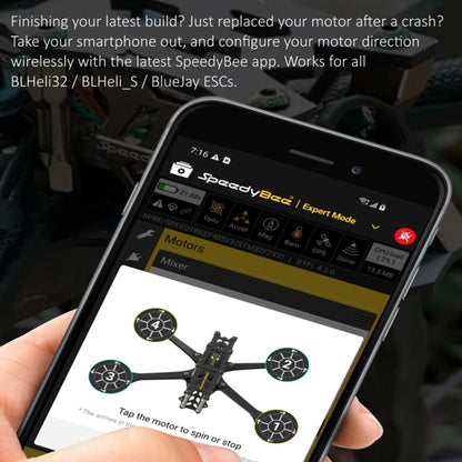 SpeedyBee BLS 50A 4-in-1 ESC 3-6S Lipo Barometer For RC Drone - Flight Controller by buy2fix | Online Shopping UK | buy2fix