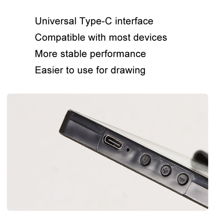 A3-D28B LED Smart Charging Copy Desk Line Drawing Hand Drawing Transparency Copy Platform With 1m Type-C Line+Removable Clip -  by buy2fix | Online Shopping UK | buy2fix