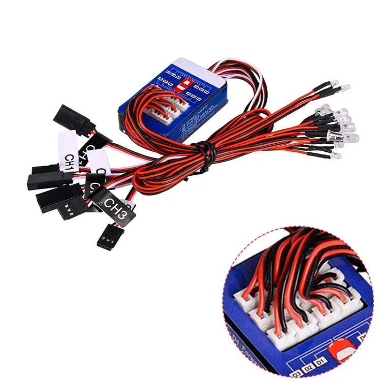 12 LED Lighting Kit Steering Brake for 1/10 Scale Models RC Car - Others by buy2fix | Online Shopping UK | buy2fix