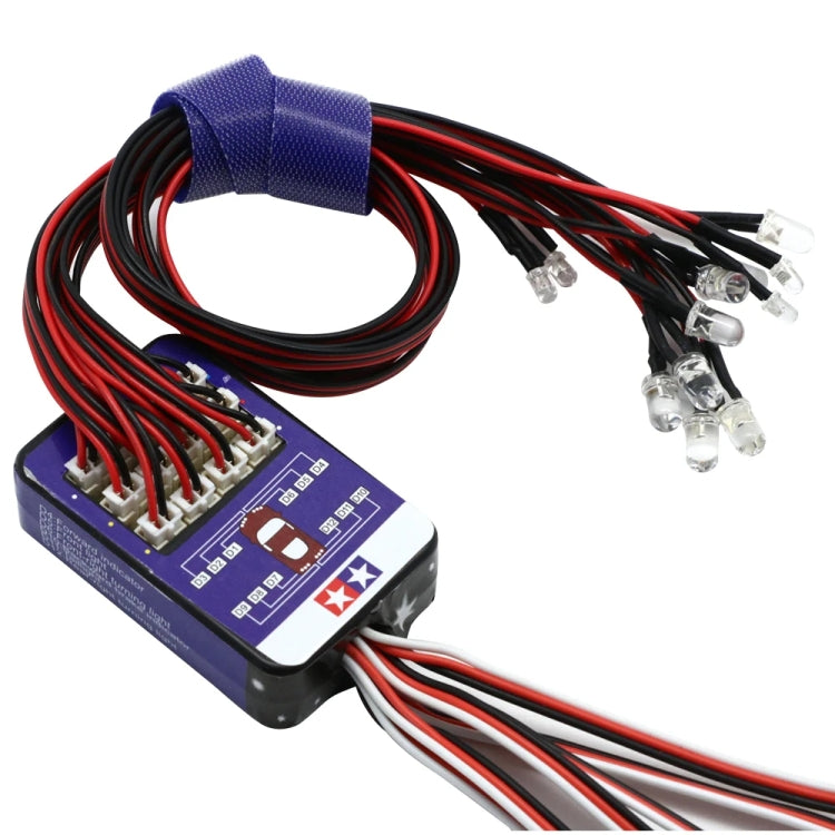 12 LED Lighting Kit Steering Brake for 1/10 Scale Models RC Car - Others by buy2fix | Online Shopping UK | buy2fix