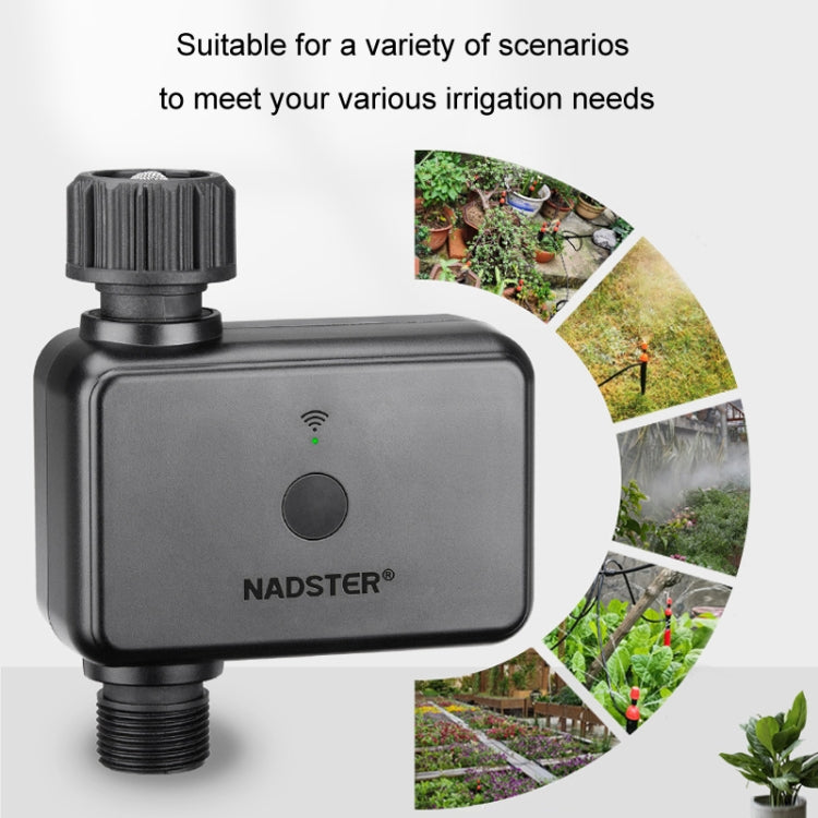 NADSTER Bluetooth WiFi Remote Automatic Timed Flower Watering Controller, Specification: Single Outlet - Watering & Irrigation by NADSTER | Online Shopping UK | buy2fix