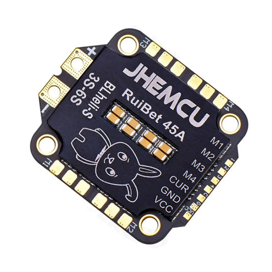 JHEMCU RuiBet  45A  4 In 1 Brushless ESC 3-6S 30.5X30.5 M4 BLHELI_S Dshot600 ESC for RC FPV - Motor & Speed Controller by JHEMCU | Online Shopping UK | buy2fix