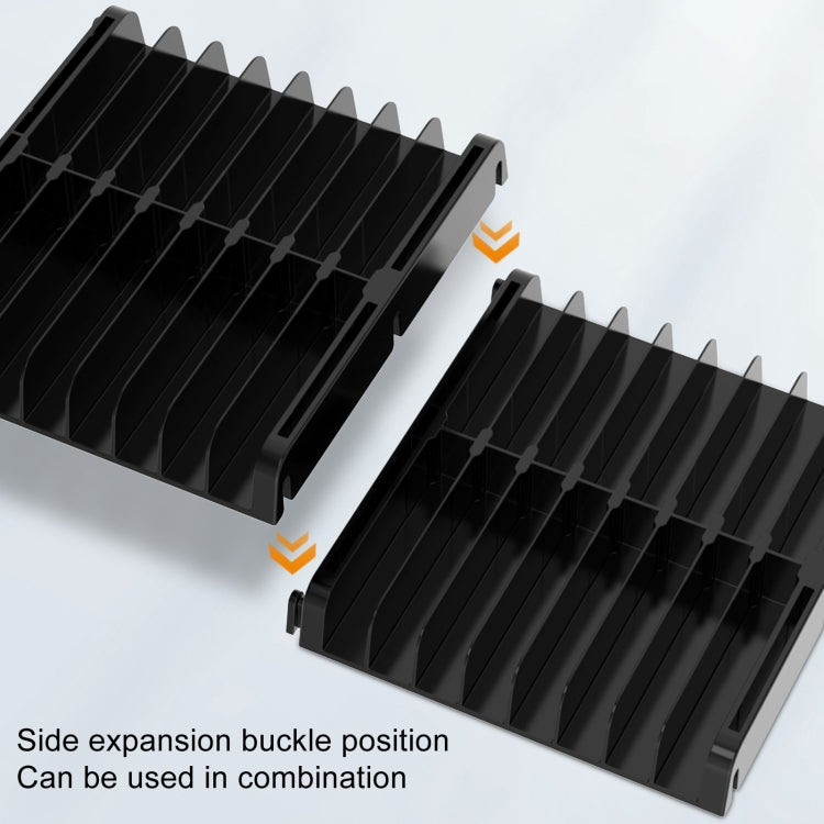 Game Disk Storage Stand Desktop Large Capacity CD Case(Black) by buy2fix