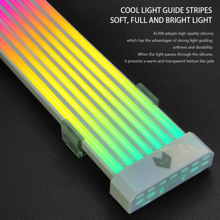 AOSOR AL300 Computer Glow Line ARGB Neon Cable Motherboard Chassis Light Strip Light Board Decoration(Black) by AOSOR