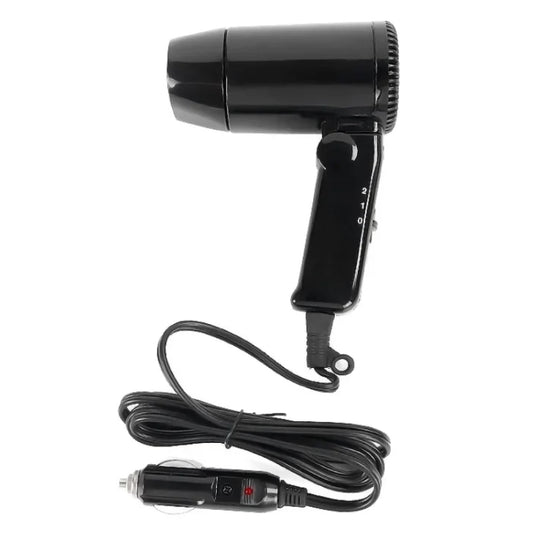 12V Car Outdoor Multi-function Handheld Hair Dryer(Black)