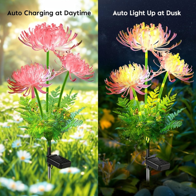 Solar Garden Decorative Lights LED Outdoor Glowing Petals Waterproof Ground Plug Ambient Lights(Flowers) - Solar Lights by buy2fix | Online Shopping UK | buy2fix