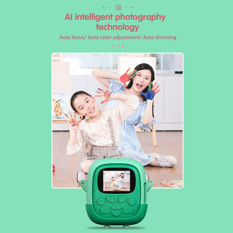 A19B 2.0-Inch 720P HD Reversible Camera Cartoon Children Mini Digital Printing Camera(Pink) - Children Cameras by buy2fix | Online Shopping UK | buy2fix