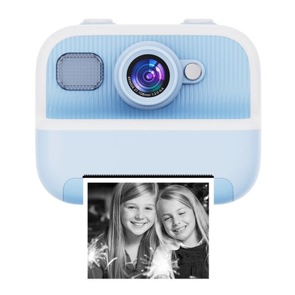 M8 2.4-Inch 1080P HD 2400W Pixel Dual-Camera Children Thermal Printing Camera, Color: Blue - Children Cameras by buy2fix | Online Shopping UK | buy2fix