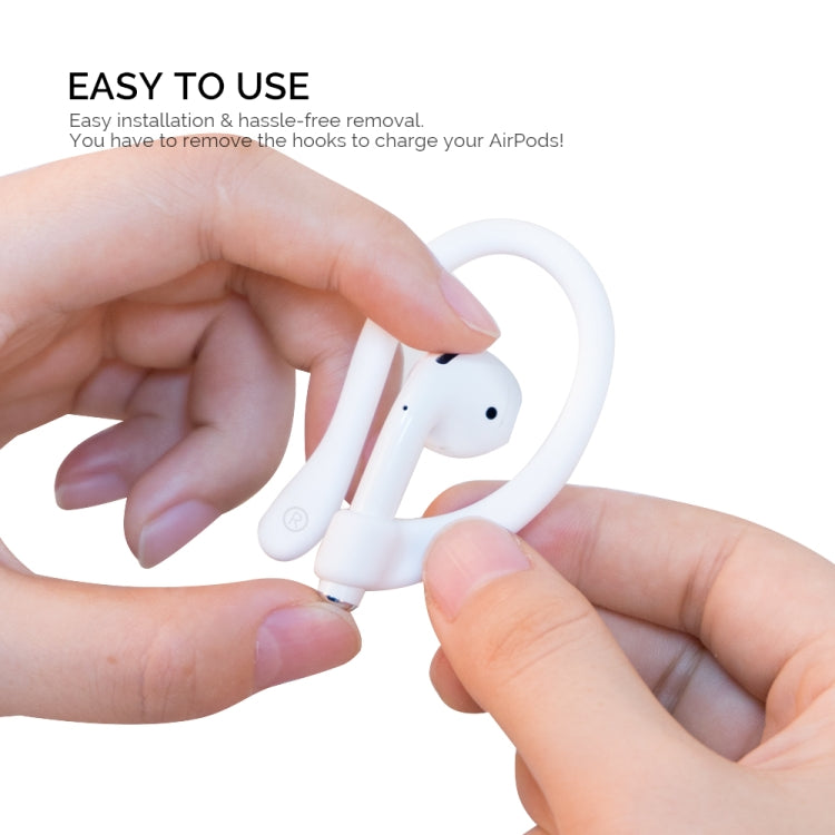 AhaStyle PT78 1pair Wireless Earphones Magnetic Silicone Storage Anti-Loss Earhooks For Apple AirPods 1 / 2 / 3 / Pro / Pro 2(White) - Anti-lost & Holder by AhaStyle | Online Shopping UK | buy2fix