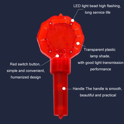 Traffic Warning Plum Blossom Light Handheld Construction Roadblock Light - Warning Lights by buy2fix | Online Shopping UK | buy2fix