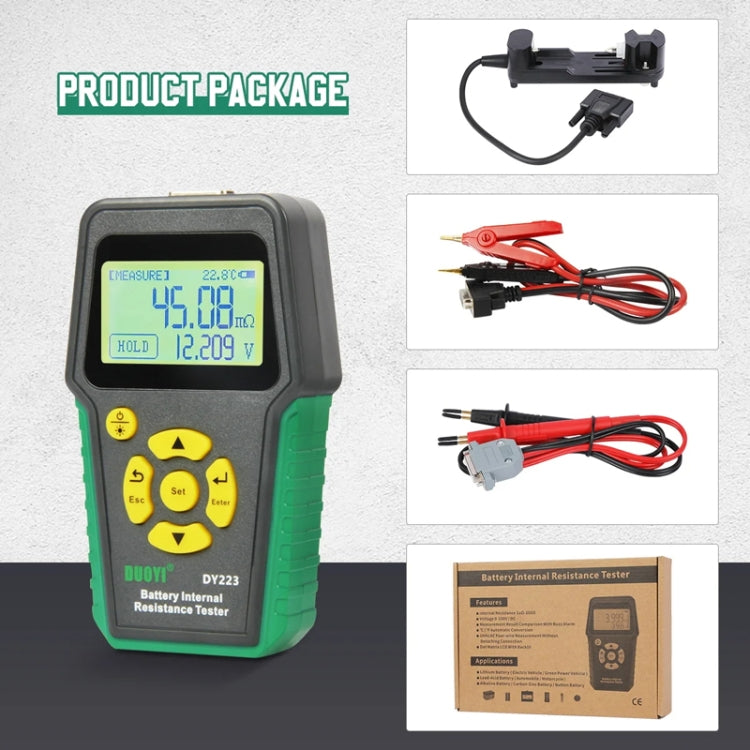 DUOYI DY223 Electrical Vehicle Voltage Testing And Fault Diagnostic Instrument(Test Clip+Guage Pen+Clip Base) - Electronic Test by DUOYI | Online Shopping UK | buy2fix