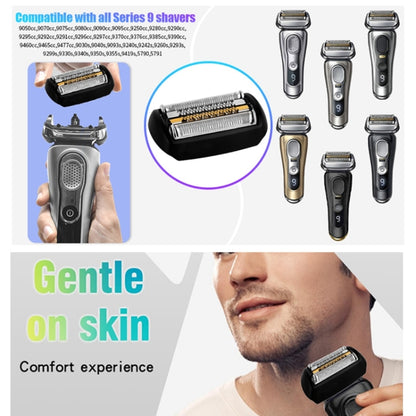 For Braun  Series 9 Electric Shaver Replacement Blade Gold Foil Style 92S With Text - Shavers Parts by buy2fix | Online Shopping UK | buy2fix