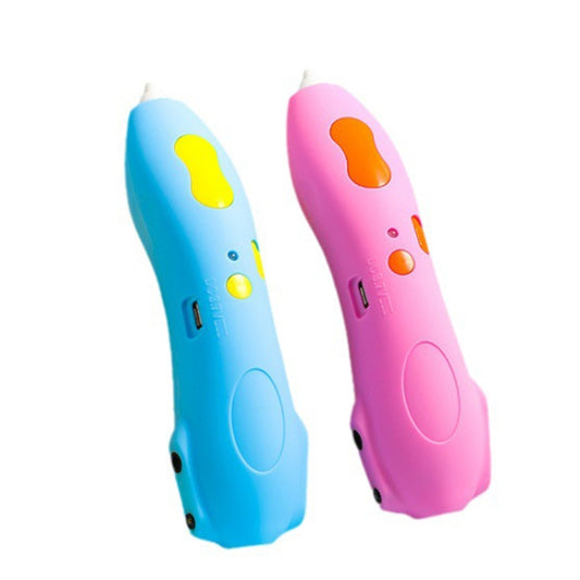 Infrared Sensing Low-temperature 3D Printing Pen Children DIY Graffiti Painting Pen(1000 mAh-Pink) by buy2fix