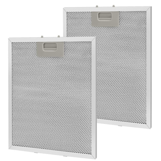 2pcs 10.2 x 12.5 Inch Range Hood Filter 5-Layer Aluminum Mesh Hood Grease Filter by buy2fix