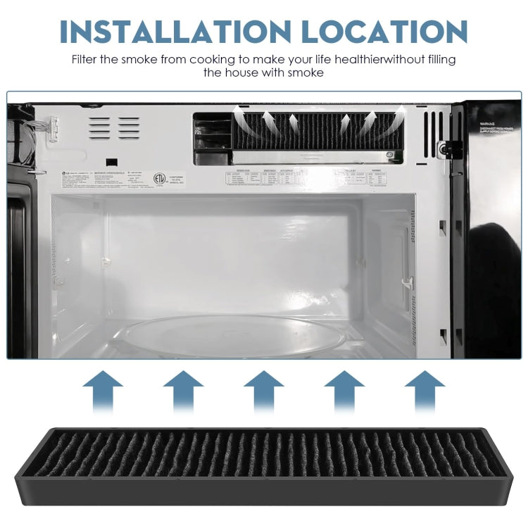 For LG Microwave 5230W1A003A Charcoal Filter Replacement - Kitchen Machine Accessories & Parts by buy2fix | Online Shopping UK | buy2fix