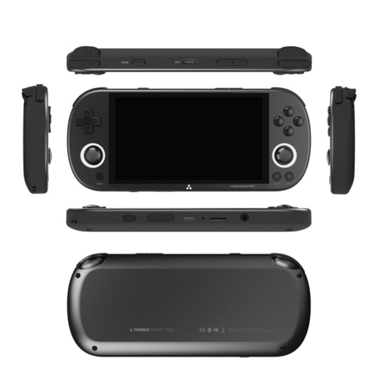 Trimui Smart Pro 4.96 Inch IPS Screen Handheld Game Console Open Source Linux System 64G(Black) by Trimui