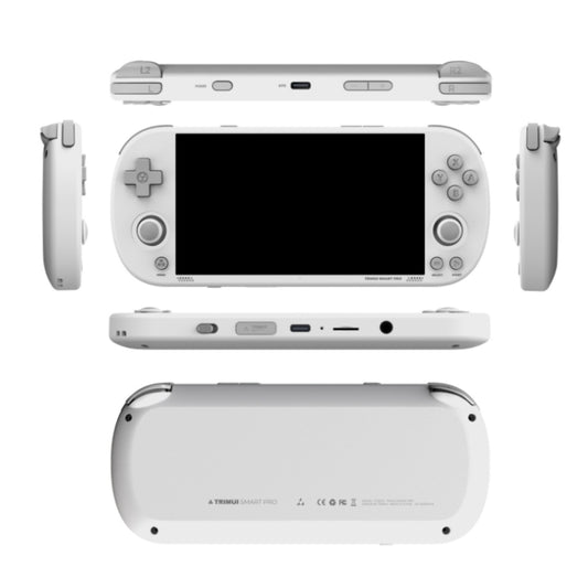 Trimui Smart Pro 4.96 Inch IPS Screen Handheld Game Console Open Source Linux System 128G(White) by Trimui