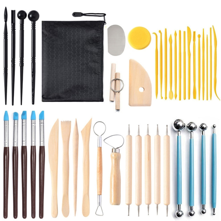 42 In 1 Clay Tools Kit Ceramics DIY Clay Sculpting Tools for Pottery Craft, Baking, Carving by buy2fix