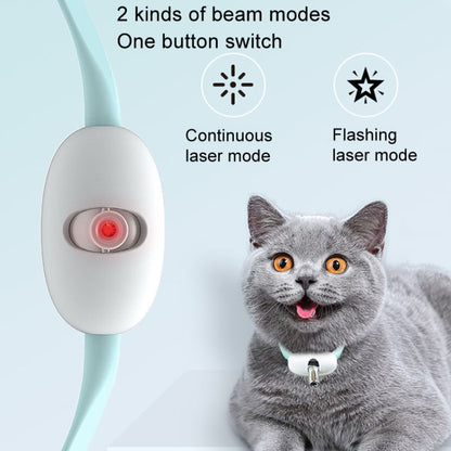 Smart Laser Cat Teaser Collar Adjustable USB Rechargeable Infrared Cat Teaser Stick(English Version) - LED Projection Toys by buy2fix | Online Shopping UK | buy2fix