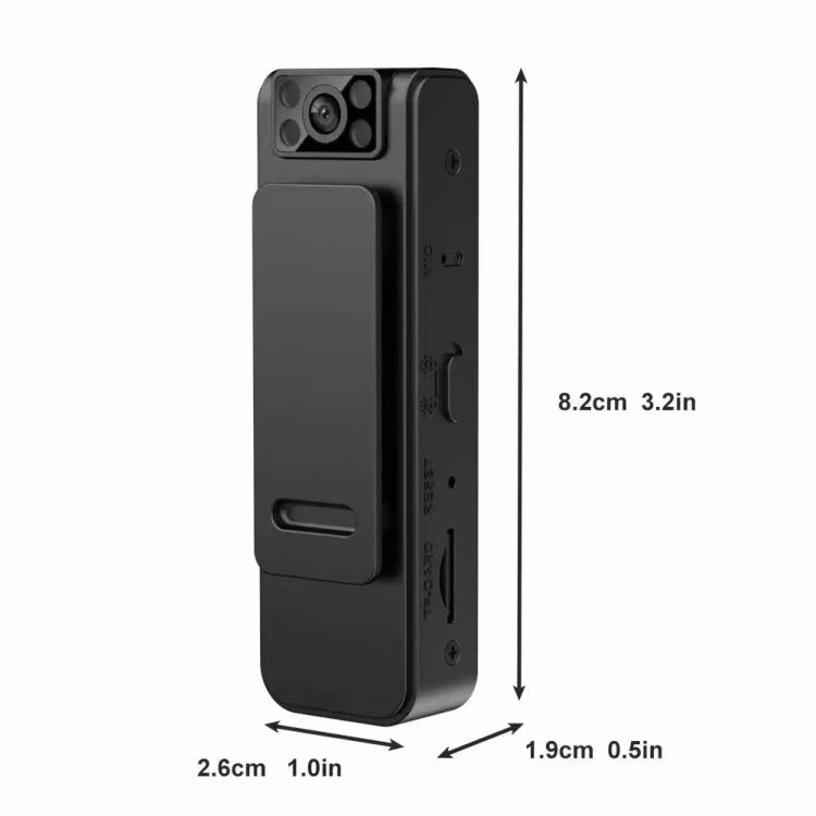 L8 WIFI Version 1080P Video Recorder 130 Degree Wide Angle Lens Camera With Back Clip Infrared Night Vision by buy2fix
