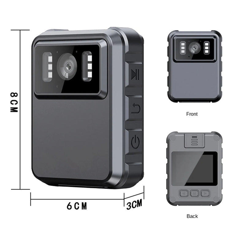L9 2K WIFI Version 2.0 Inch IPS Screen Video Recorder With Back Clip IP65 Waterproof Mini Camcorders by buy2fix