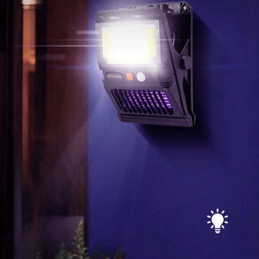 E-SMARTER W7105-1 Patch Solar Wall Lamp With Clip Mosquito Killer Lamp Portable Body Sensor Outdoor Garden Light by E-SMARTER