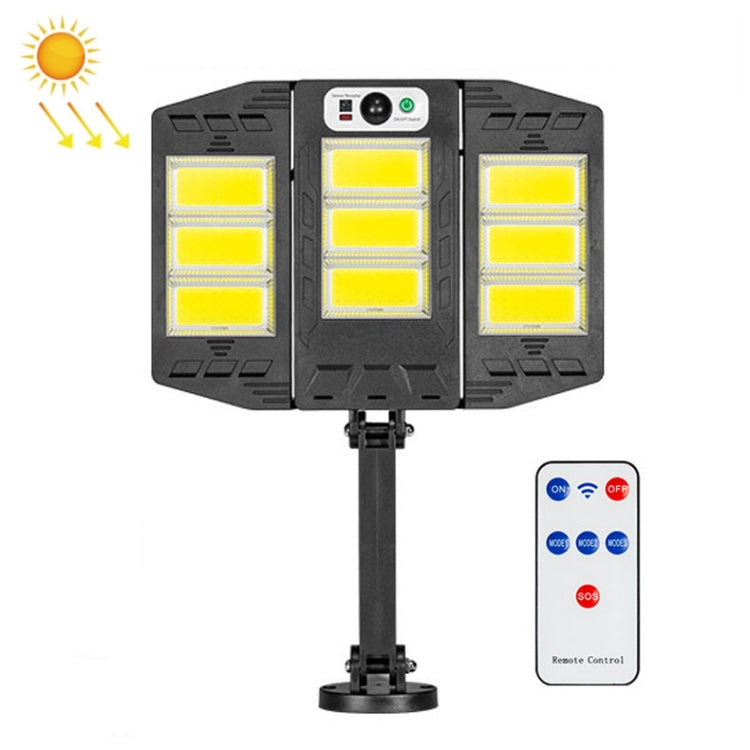 E-SMARTER W796-3 Solar Induction Courtyard Wall Light Smart Outdoor Lamp With Remote Control - Solar Lights by E-SMARTER | Online Shopping UK | buy2fix