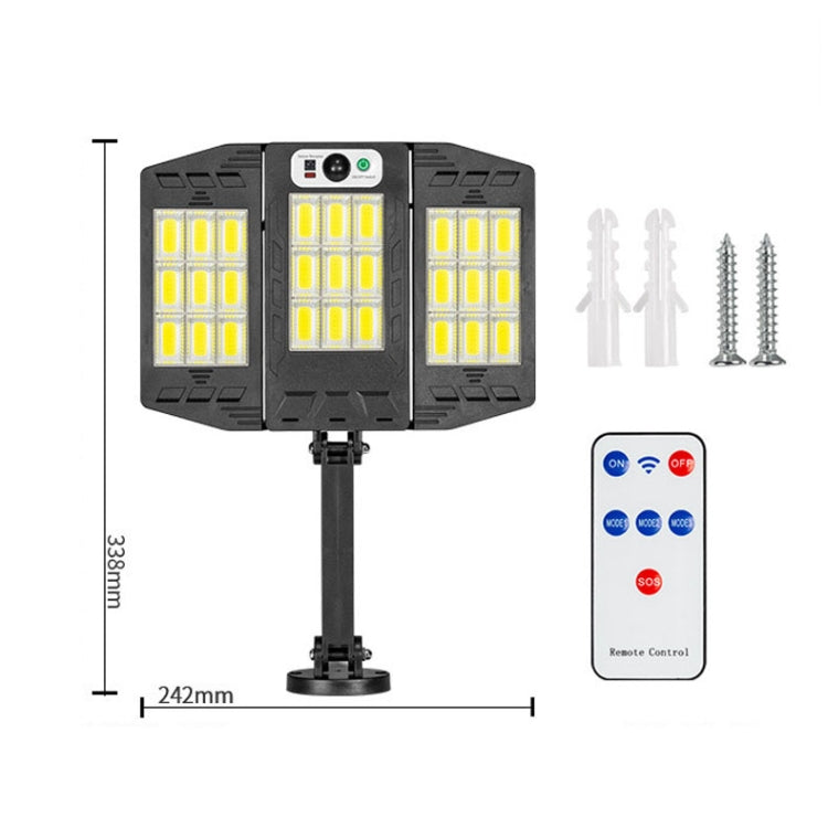 E-SMARTER W796-2 Solar Induction Courtyard Wall Light Smart Outdoor Lamp With Remote Control - Solar Lights by E-SMARTER | Online Shopping UK | buy2fix