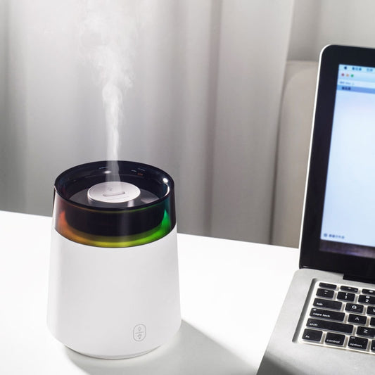 H10 Home Portable Office Aromatherapy Diffuser Running Horse Night Light Large Fog Humidifier(Black) by buy2fix