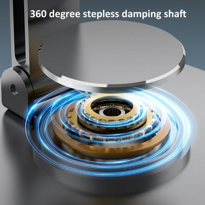 All-metal 360-degree Rotating Mobile Phone Holder Foldable Desktop Tablet Stand(Purple) - Desktop Holder by buy2fix | Online Shopping UK | buy2fix