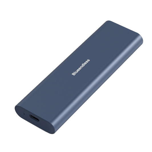 Blueendless M2815SN M.2 Dual Protocol Type-C 3.1 Mobile Hard Disk Box Laptop External SSD(Blue) - HDD Enclosure by Blueendless | Online Shopping UK | buy2fix