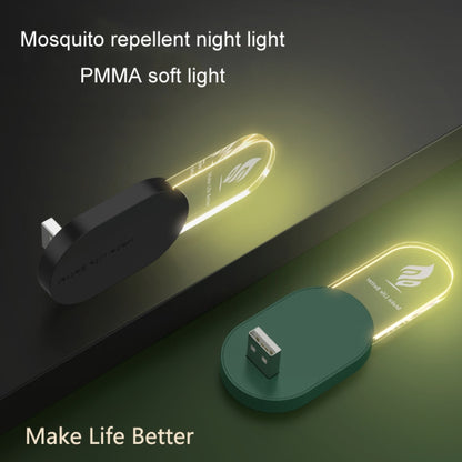 USB Ultrasonic Mosquito Repeller Household Smart Mosquito and Mite Repellent Nightlight(White) - Repellents by buy2fix | Online Shopping UK | buy2fix