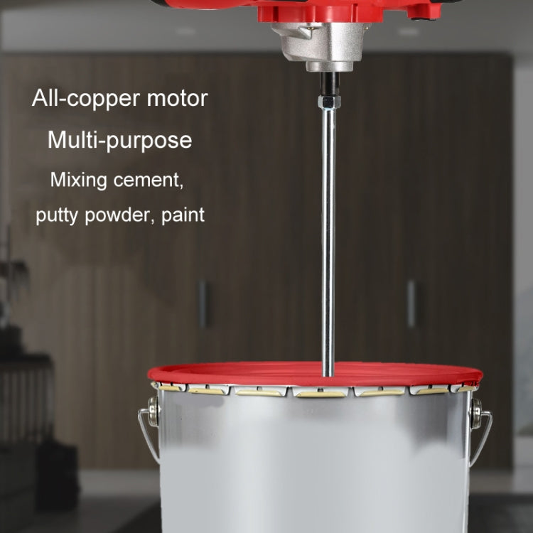 AOTUO 220V High Power Industrial Grade Electrical Mixer Handheld Concrete Paint Mixer(EU Plug Red) - Others by AOTUO | Online Shopping UK | buy2fix