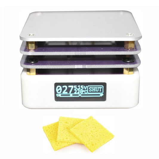 65W Welding Mini Constant Temperature Table LED Light Display, Model: With Clean Sponge by buy2fix