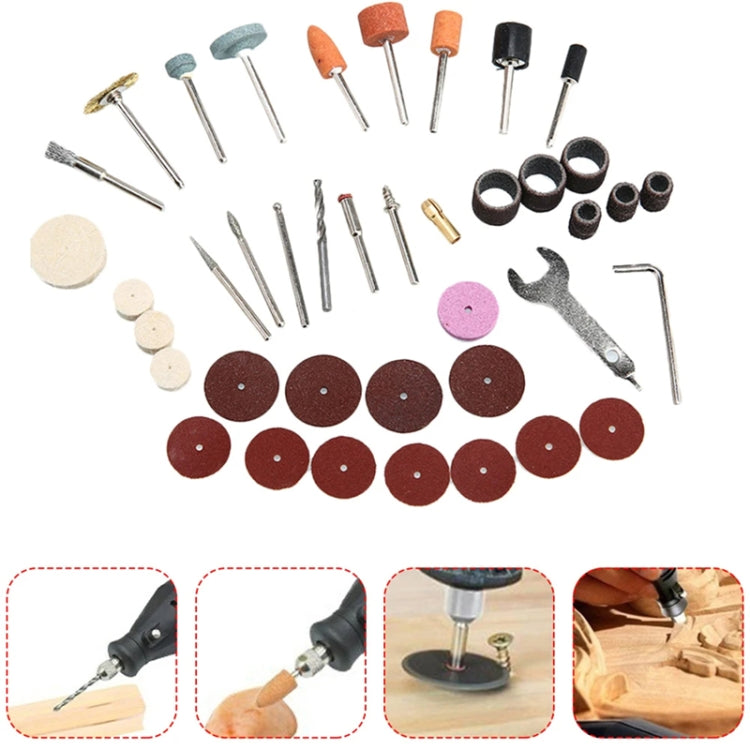 VICOVER Small Adjustable Speed Electrical Grinder Set Jade Carving Pen Polishing Tool EU Plug, Model: 147pcs Parts - Abrasive Tools & Accessories by VICOVER | Online Shopping UK | buy2fix