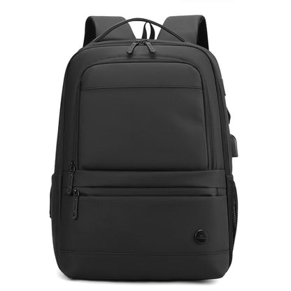 WEPOWER Men Expanded Casual Double Shoulder Bag Multifunctional USB Charging Backpack(Black) - Double-shoulder Bags by WEPOWER | Online Shopping UK | buy2fix