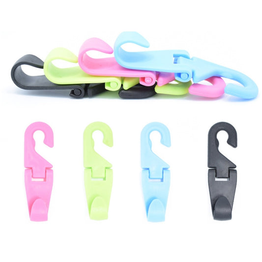 2pcs Mini Car Seat Back Plastic Hook(Random Color Delivery) by buy2fix