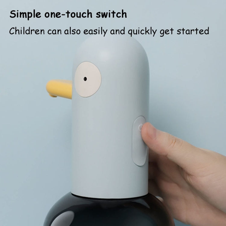 Cute Duck Automatic Foam Soap Dispenser Rechargeable Touchless Hand Washing Machine For Bathroom Kitchen(Blue) - Soap Dispenser by buy2fix | Online Shopping UK | buy2fix