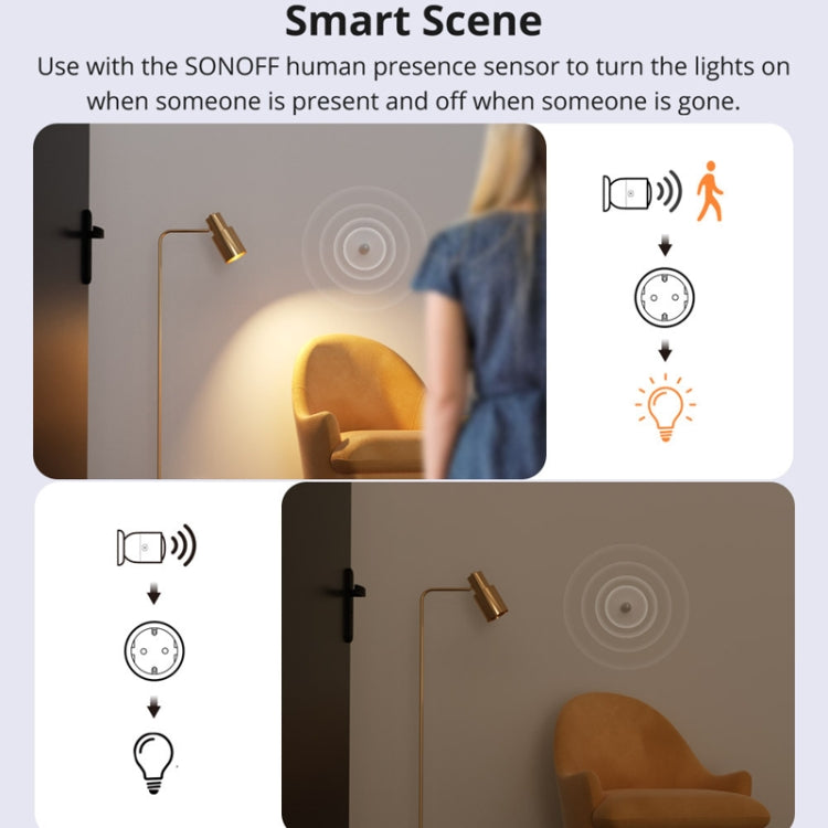 SONOFF S60TPG UK Plug Smart WiFi Socket Electricity Time Switching Voice Control - Smart Socket by SONOFF | Online Shopping UK | buy2fix