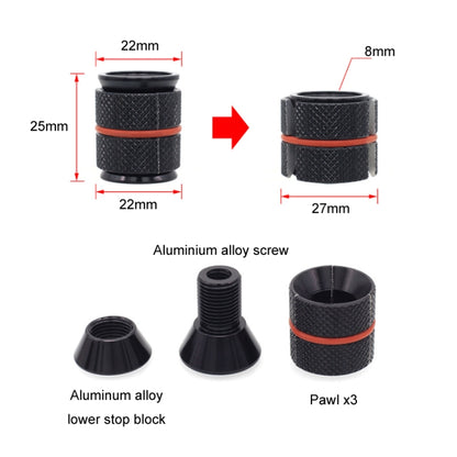 Bicycle Front Fork Headset Expansion Sunflower Core Screw(28.6MM) - Screws by buy2fix | Online Shopping UK | buy2fix