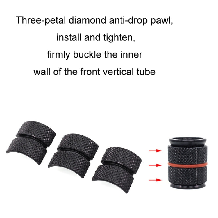 Bicycle Front Fork Headset Expansion Sunflower Core Screw(28.6MM) - Screws by buy2fix | Online Shopping UK | buy2fix