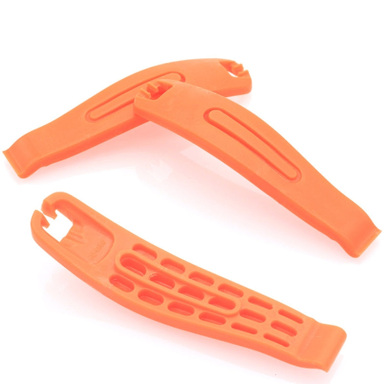 Bicycle Plastic Tire Lever Tire Repair Tool(3pcs Orange) - Maintenance tools by buy2fix | Online Shopping UK | buy2fix