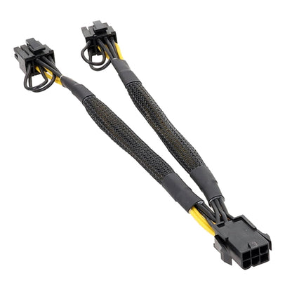 6Pin To Dual 8Pin Graphics Card Set Cable One To Two Power Supply Cable Adapter - Power Cord by buy2fix | Online Shopping UK | buy2fix