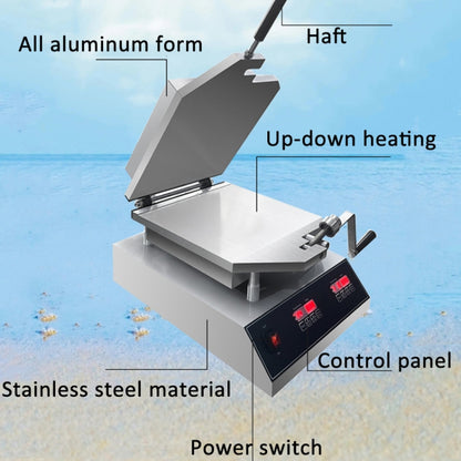 Japanese Paper Thin Seafood Cracker Pancake Machine US Plug 110V 2200W - Bulit-in Ovens & Accessories by buy2fix | Online Shopping UK | buy2fix