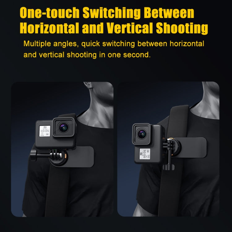 Universal Magnetic Quick-release Backpack Clip for Sports Cameras, Spec: With Phone Clip - Backpack Clip by buy2fix | Online Shopping UK | buy2fix