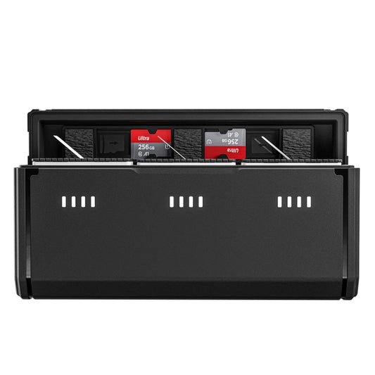 TELESIN GP-HPB-012 Pocket Multifunctional Storage Charging Box For GoPro HERO12 Black / HERO11 Black / HERO10 Black / HERO9 Black(Single Charging Box) by TELESIN