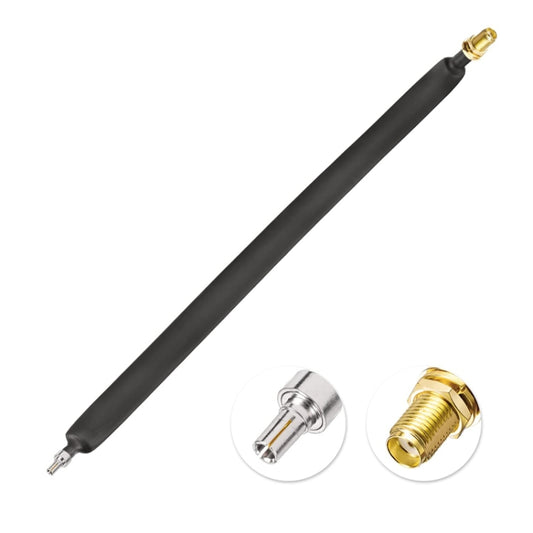 20cm SMA Female To CRC9 Male Flat Over Window Cable RF Coaxial Cable by buy2fix