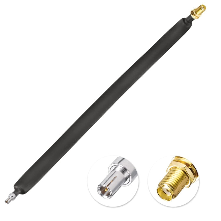 20cm SMA Female To TS9 Male Flat Over Window Cable RF Coaxial Cable - Connectors by buy2fix | Online Shopping UK | buy2fix