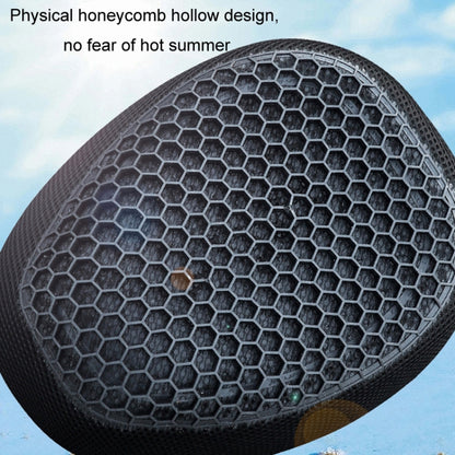 Motorcycle Breathable Massage Waterproof Sun-proof Silicone Seat Cushion(Black) - Seat Covers by buy2fix | Online Shopping UK | buy2fix